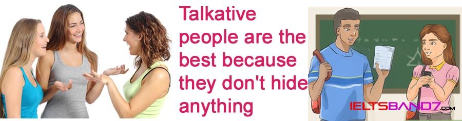 What Is Talkative Mean