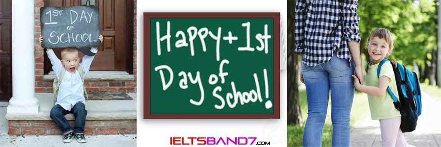 first-day-of-the-school Best IELTS Band 7 Coaching in dehradun