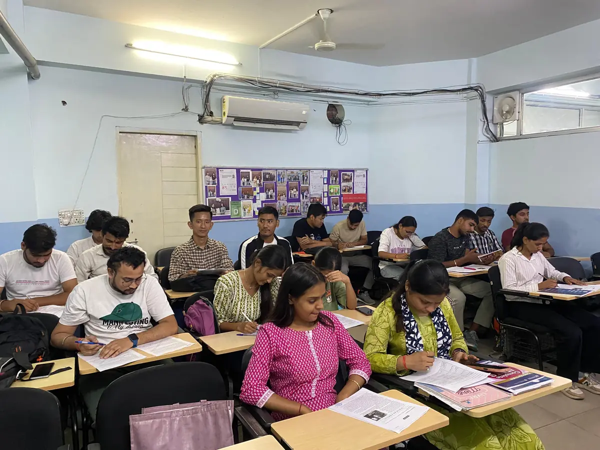 IELTS BAND7 classroom at the Dehradun centre