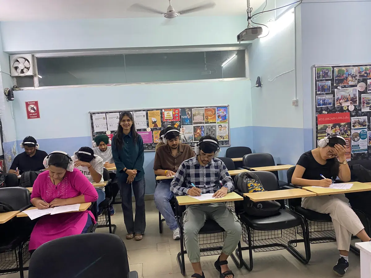 IELTS BAND7 study area at the Dehradun centre